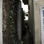 in between buildings at Casa Conde